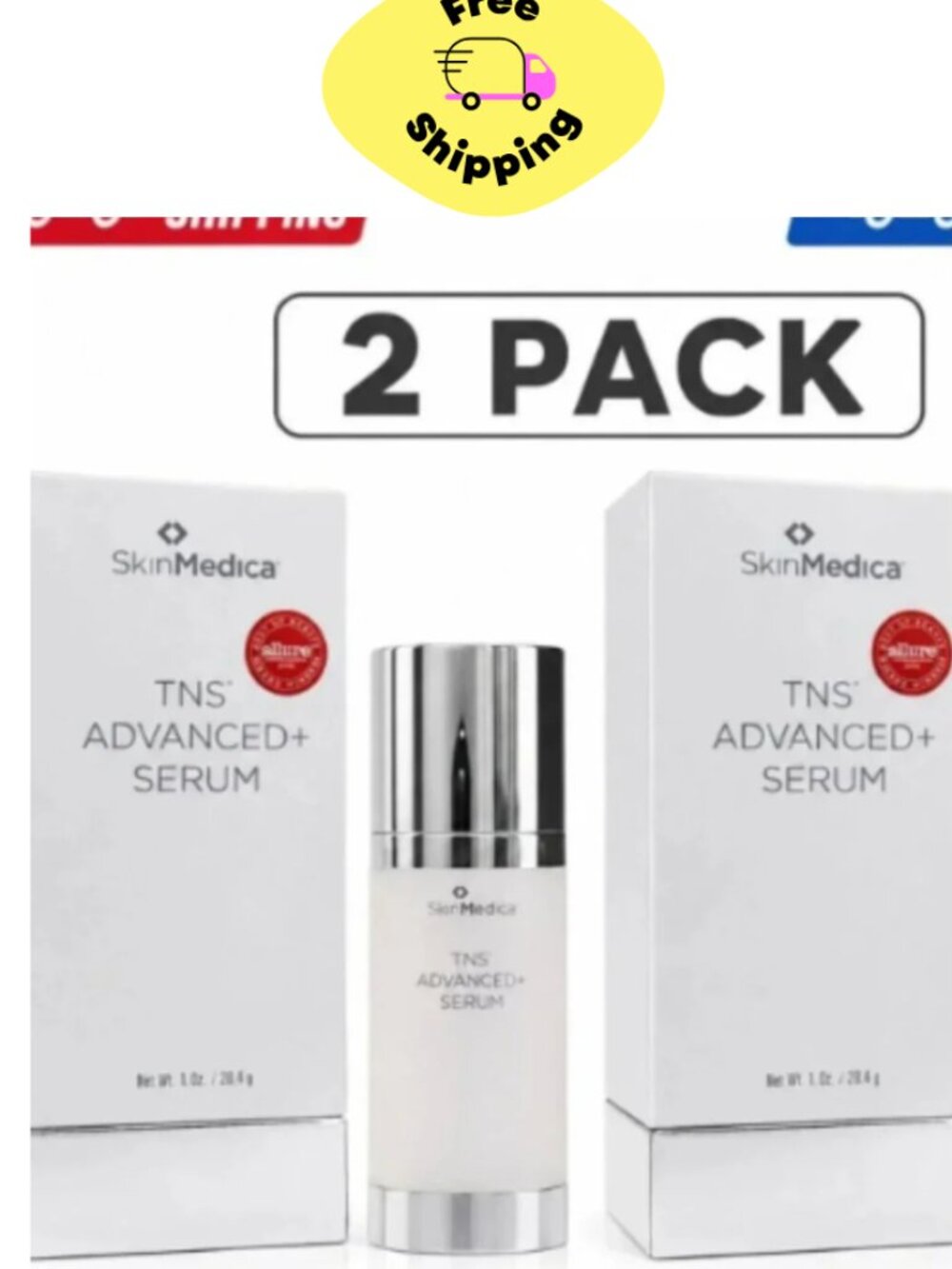 2 x bundle SkinMedica TNS Advanced+ Serum 1oz / 28.4g | EXP 10/28 | New Sealed
